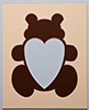 Teddy Bear Heart 8x10